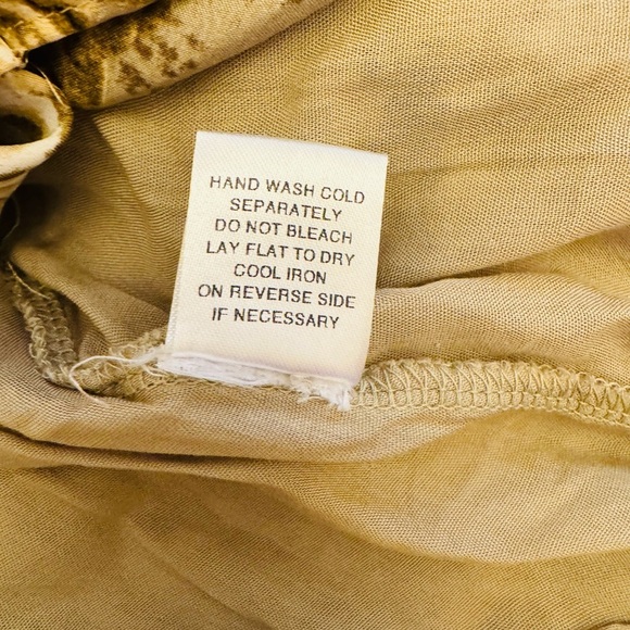 2b. Rych Satin Snake Print Ruched Midi Dress Size S NWOT - Picture 5 of 5